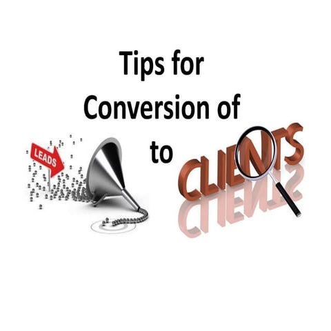 Convert leads to clients