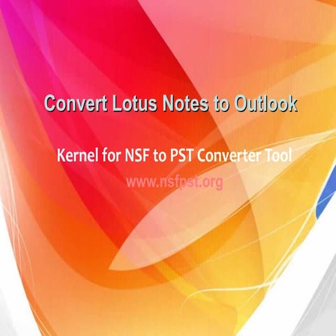 NSF to PST Converter