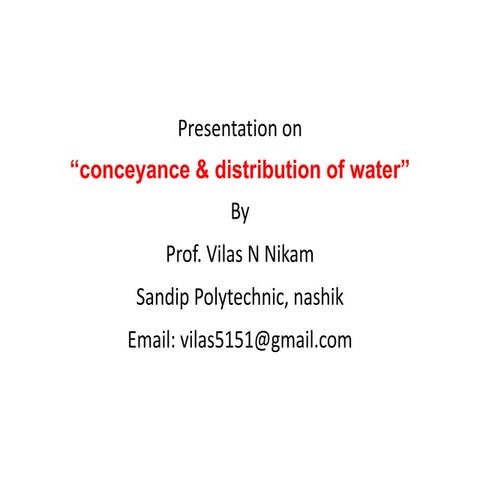 Conveyence and distribution