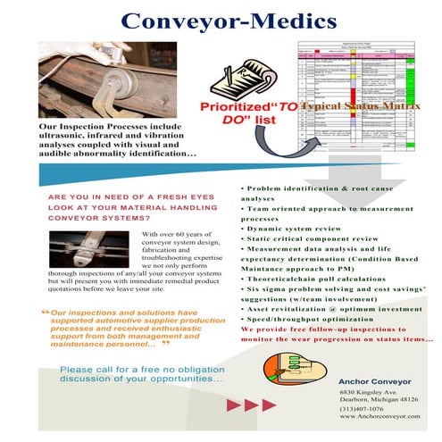 Conveyor Medics