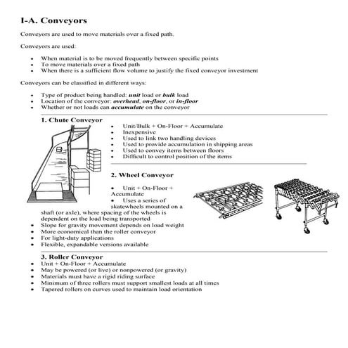Conveyors 