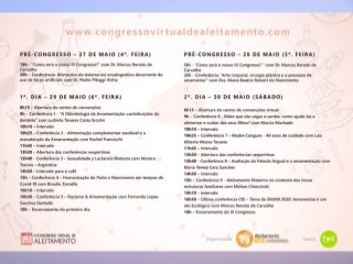 Memória do III Congresso Virtual de Aleitamento - #conviam3 