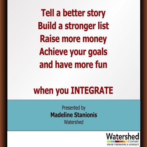 Convio Integration Stanionis