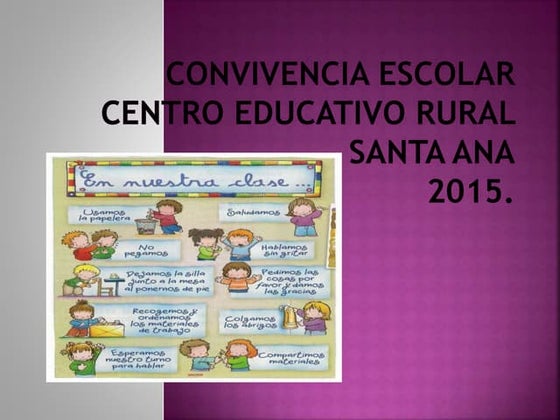 Ley de convivencia escolar | PPTX
