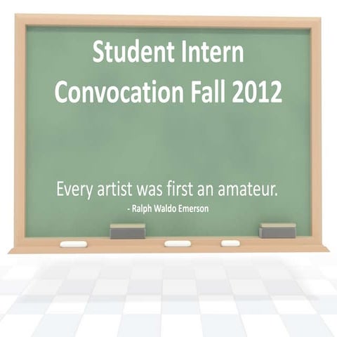 Convocation presentationfall2012