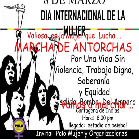 Convocatoria 8 de marzo 2012