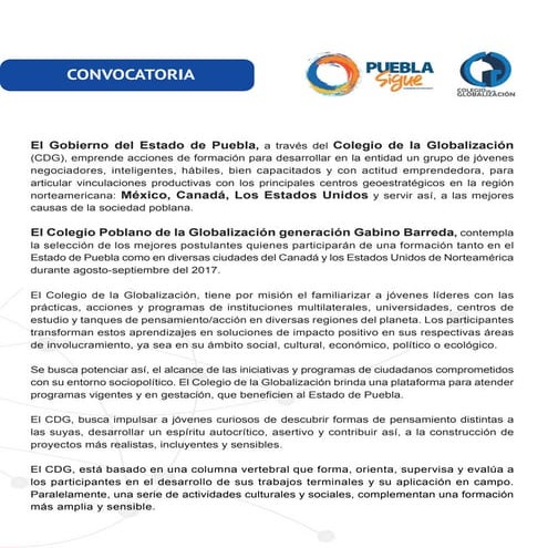 Convocatoria_ SEP & Colegio de la Globalización 