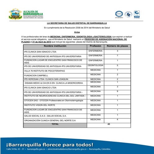 Convocatoria sorteo abril 21 2015