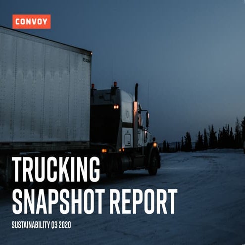 Snapshot report - Sustainability in Trucking