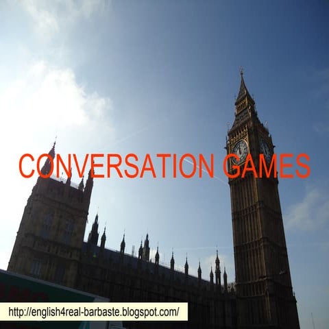 EFL Conversation Games