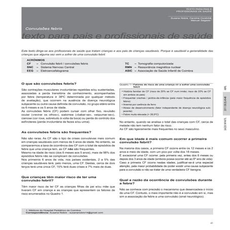 Convulsões febris | PDF