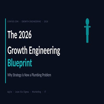 The 2026 Growth Engineering Blueprint — Why Strategy is Now a Plumbing ...