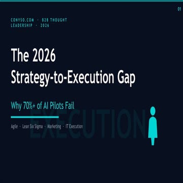 The 2026 Strategy-to-Execution Gap: Why Plans Fail and How Leaders Fix ...