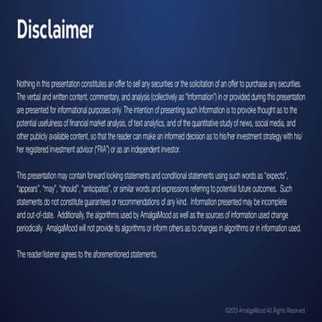 Hadoop -- Enabling Expanded Financial Market Analysis Techniques while Improv...