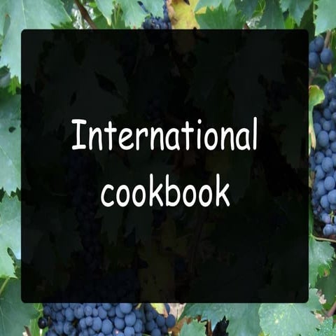 International Cookbook
