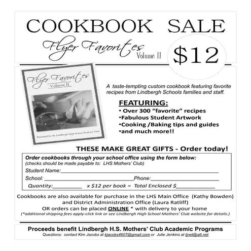 Cookbook Flyer | PDF
