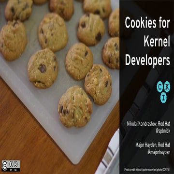 Cookies for kernel developers