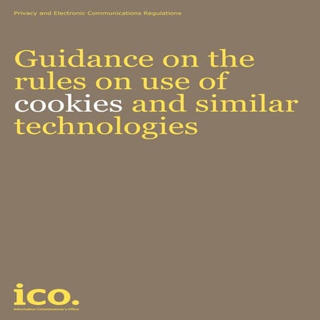 Cookies guidance v3