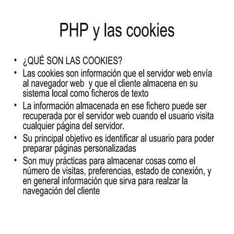 Cookies Y Bases De Datos