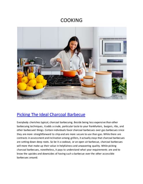 COOKING | PDF