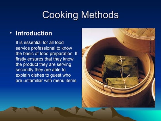 Dry heat methods of cooking | PPT
