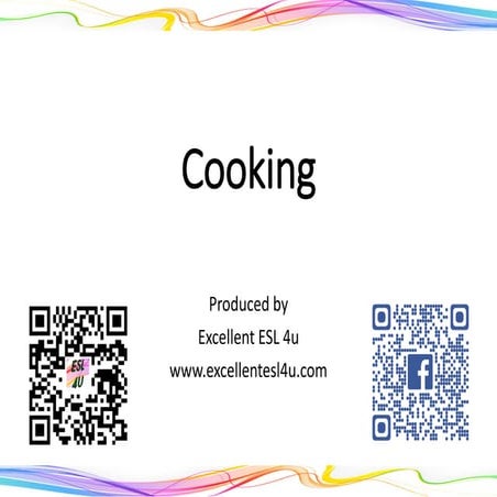 Cooking flashcards