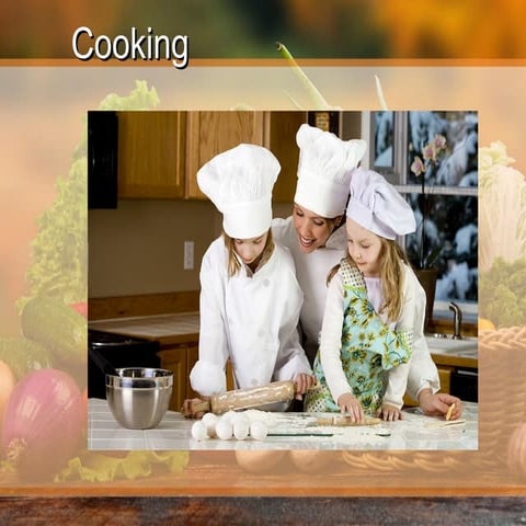 Cooking verbs and vocabulary