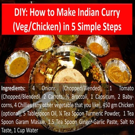 Cook Your Own Indian Curry!