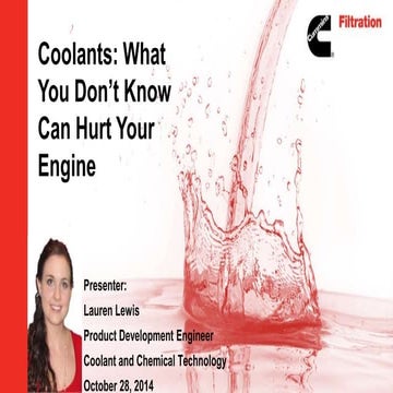Coolants: What You Don't Know Can Hurt Your Engine 