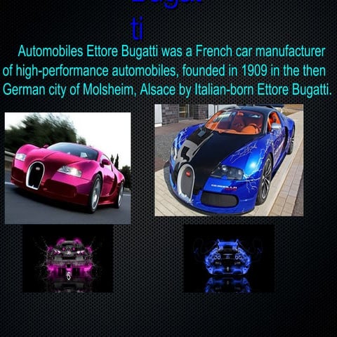 Bugatti Facts | PPT