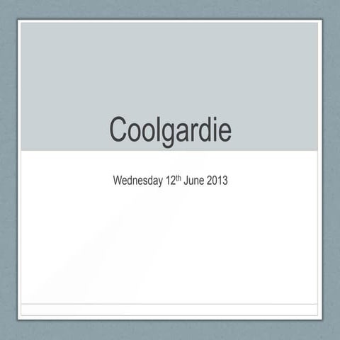 Coolgardie