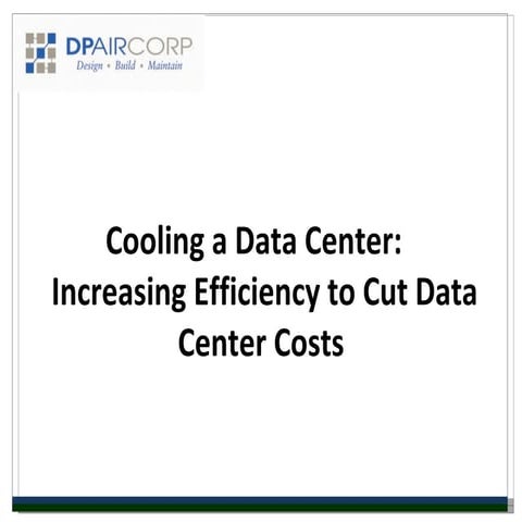 Cooling a Data Center - DP Air 