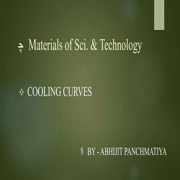Cooling curves (abhi)