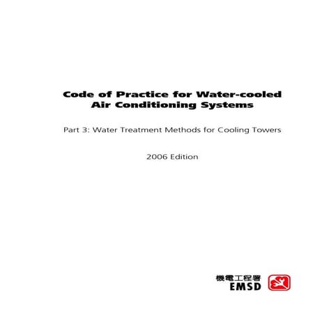 Cooling tower water chemistry | PDF