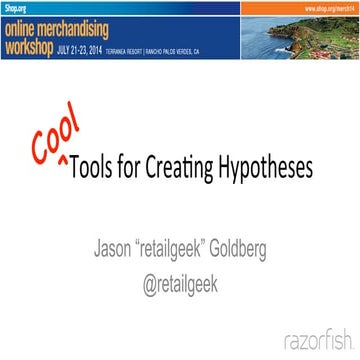 Cool Tools for Creating UX Hypotheses