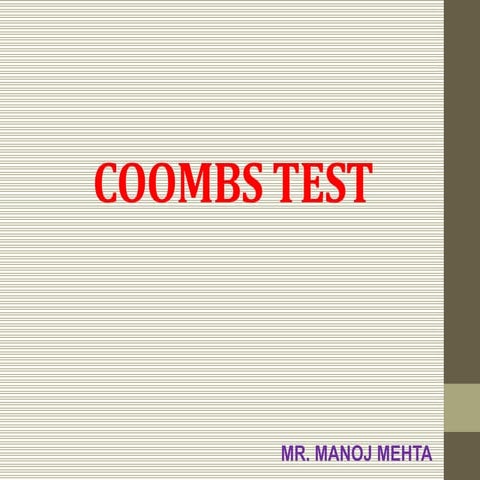 Coombs test