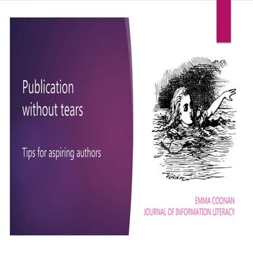 Publication without tears: Tips for aspiring authors - Emma Coonan