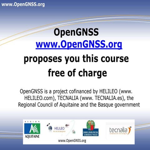 How does the GNSS receiver works ?