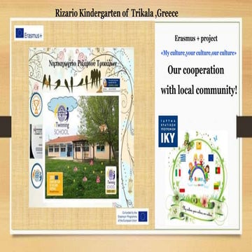 Rizario Kindergarten : Cooperation with local community  