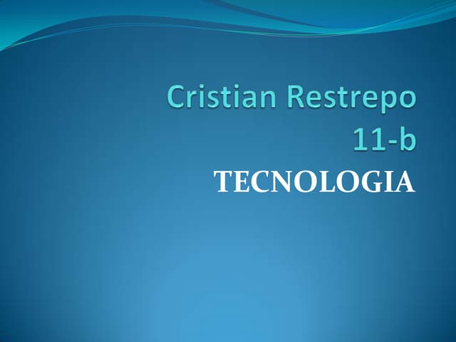 Cooperativa cristian restrepo 11 b
