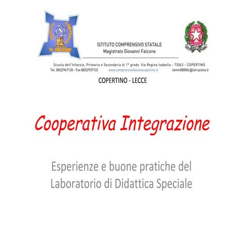 Cooperativa integrazione