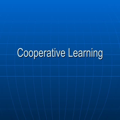 Cooperative Learning
