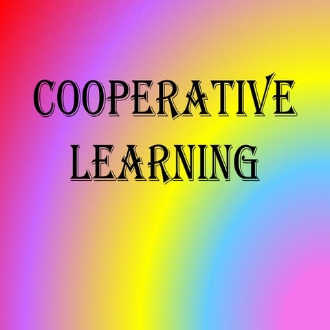 Cooperative learning