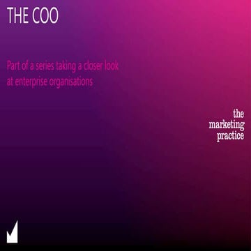 Introducing the COO