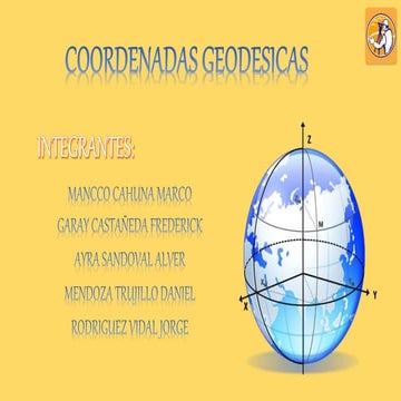 Coordenadas geodesicas