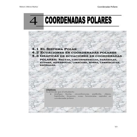 Coordenadas polares - Matemática II