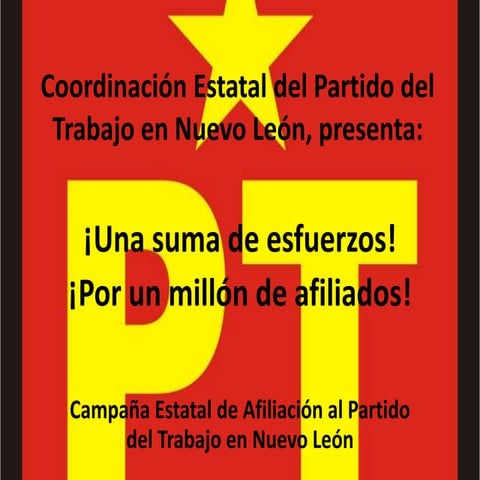¡Por un millón de afiliados!