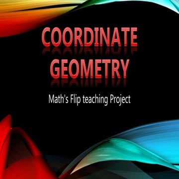 Coordinate geometry