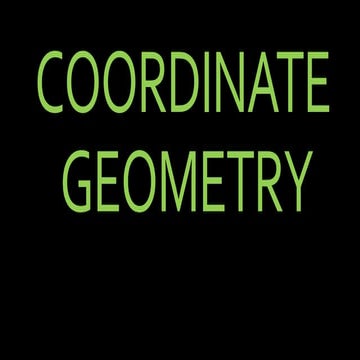 COORDINATE Geometry.pptx