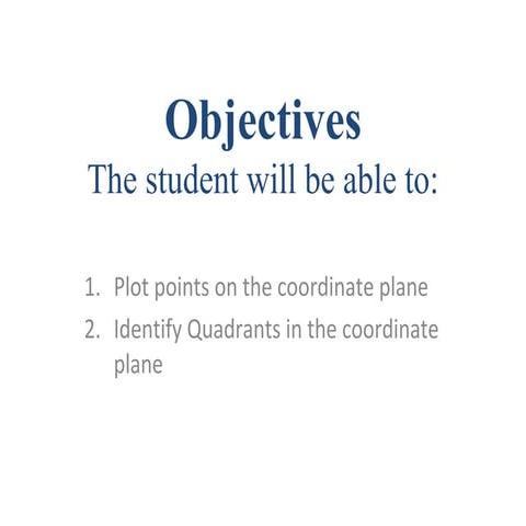 Coordinate Plane | PPT